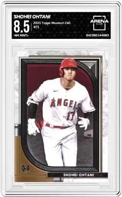 Graded Shohei Ohtani baseball card from Topps Museum Collection Shohei Ohtani #71