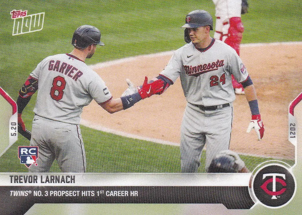 2021 TOPPS NOW #240 Trevor Larnach Minnesota Twins baseball card collectible