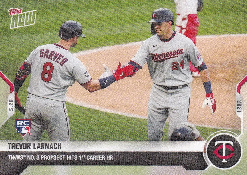 2021 TOPPS NOW #240 Trevor Larnach Minnesota Twins baseball card collectible