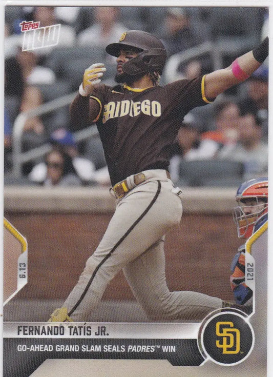 2021 TOPPS NOW #350 FERNANDO TATIS JR- SAN DIEGO PADRES - Baseball Card Single