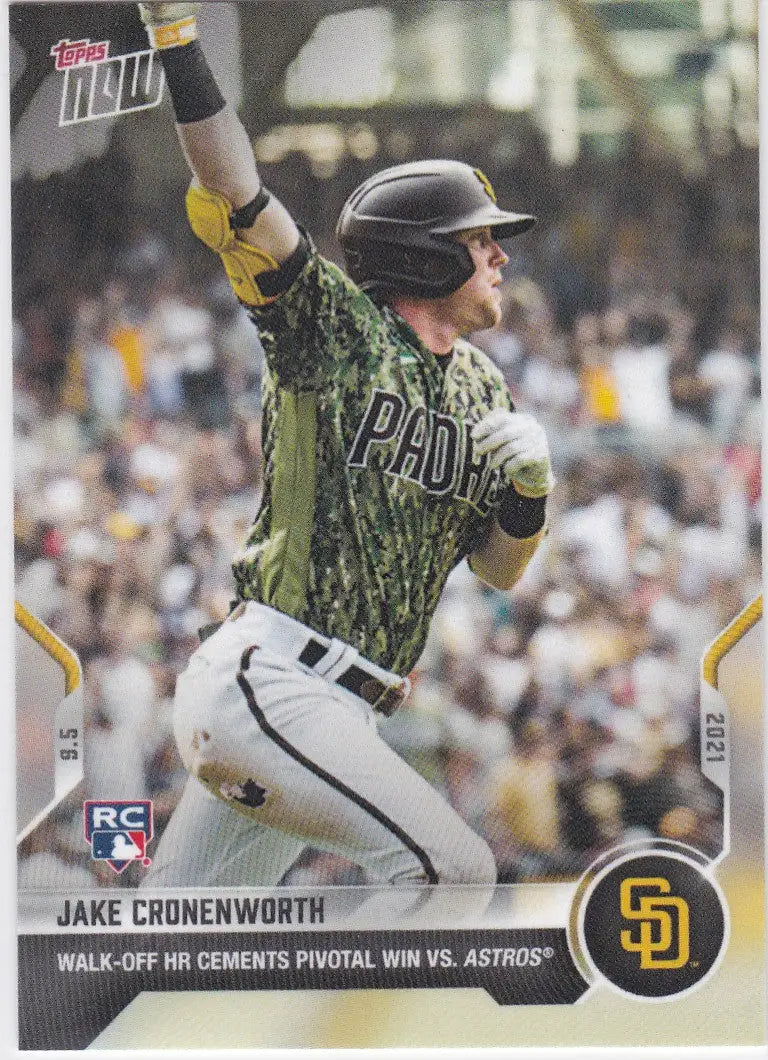 San Diego Padres Jake Cronenworth baseball card from 2021 TOPPS NOW #764