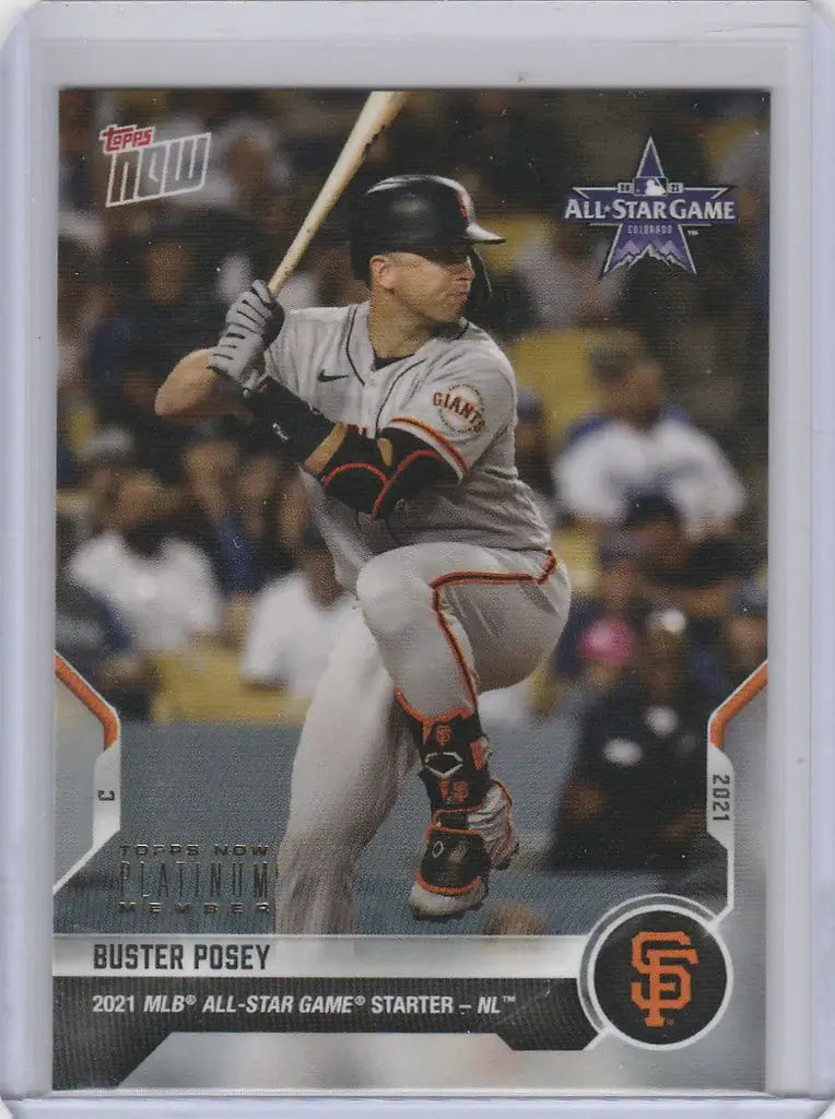 Buster Posey San Francisco Giants baseball card from the 2021 All-Star Game