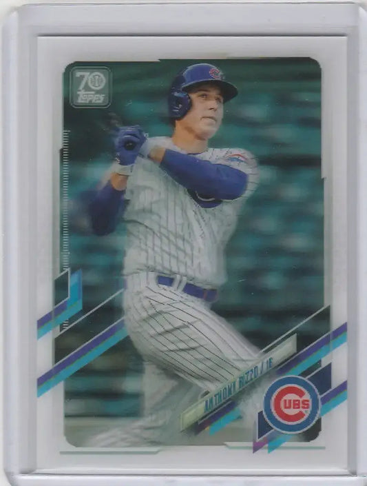 2021 Topps On Demand 3D #241 Anthony Rizzo Chicago Cubs - Baseball Card Single
