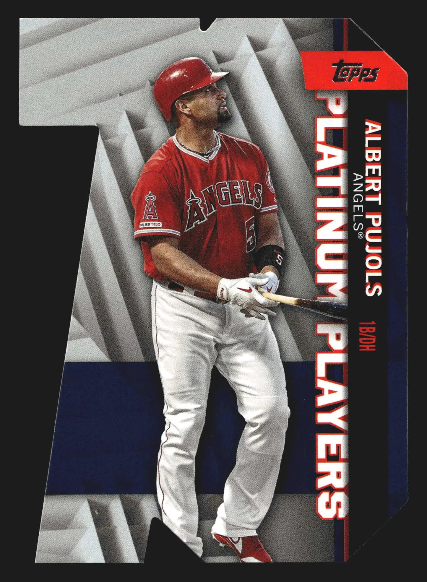 2021 Topps Platinum Players Die-Cut #PDC-25 Albert Pujols Angels - Baseball Card Single