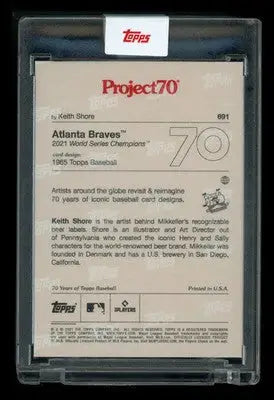 2021 Topps Project70 Austin Riley #691 Baseball