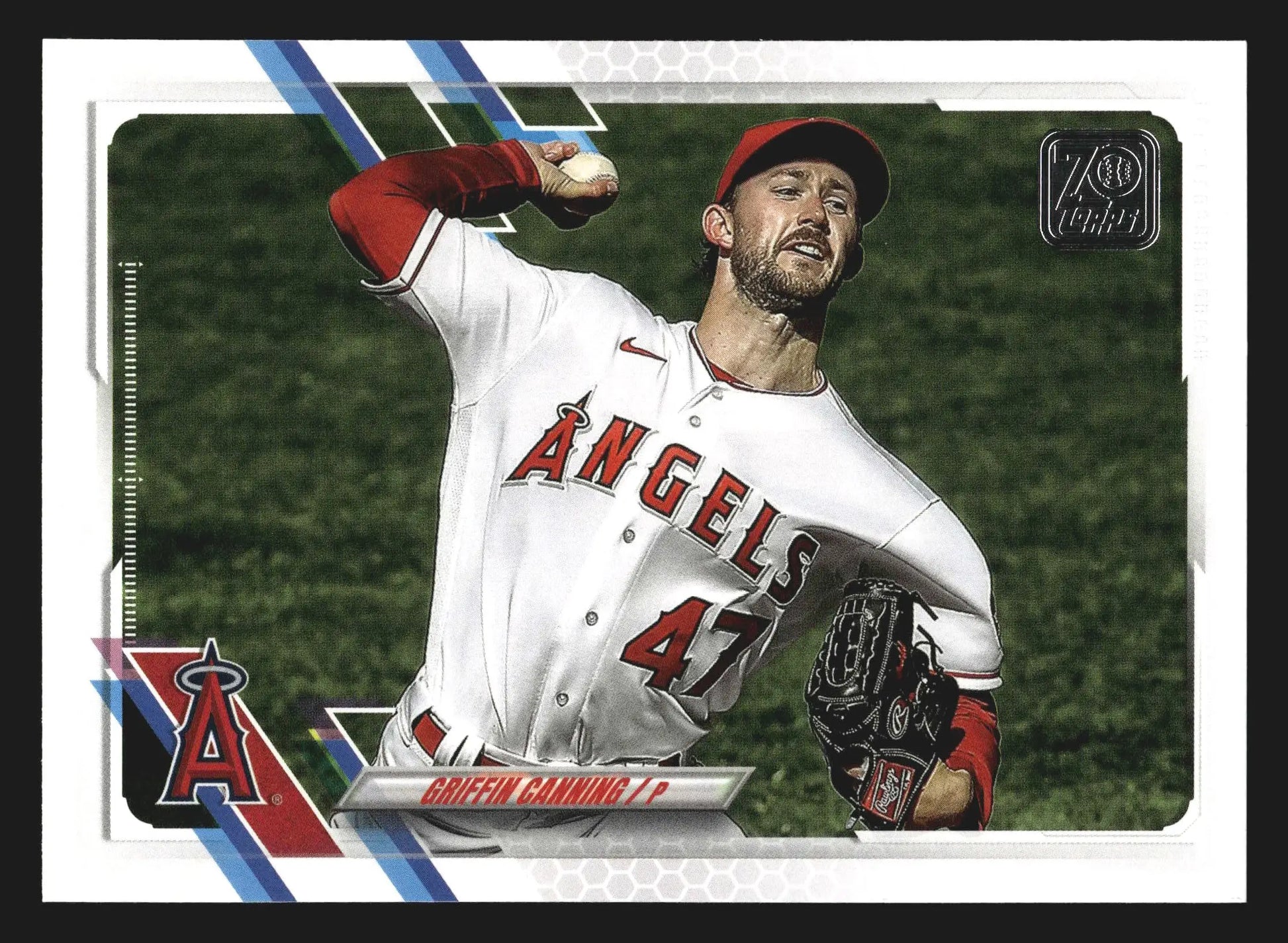 2021 Topps Series 1 Griffin Canning #208 Los Angeles Angels - Baseball Card Single
