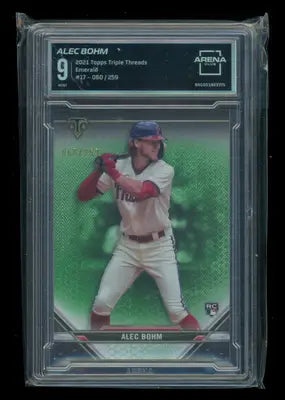 2021 Topps Triple Threads Emerald Alec Bohm #17 RC 068/259 Baseball Arena Club 9 - Baseball Card Single