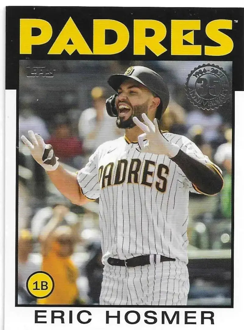 2021 Topps Update 1986 Topps Baseball 35th Anniversary #86B-5 Eric Hosmer NM-MT - Baseball Card Single