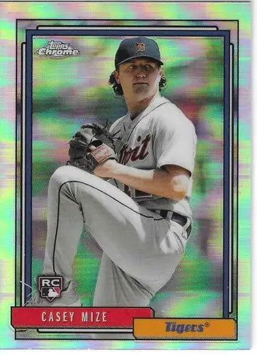 Casey Mize baseball card with original gloss from 2021 Topps Update TC92-20