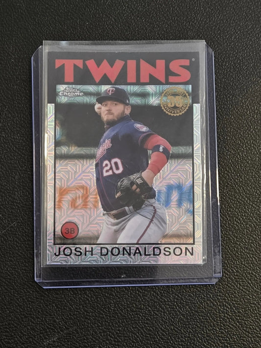 2021 Topps Update #86C-13 Josh Donaldson 1986 Topps Chrome - Baseball Card Single