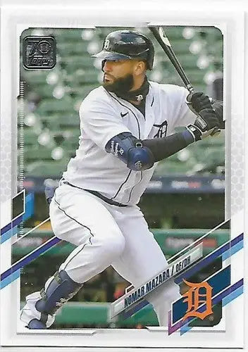 2021 Topps Update Advanced Stat #US40 Nomar Mazara NM-MT 036/300 Tigers - Baseball Card Single