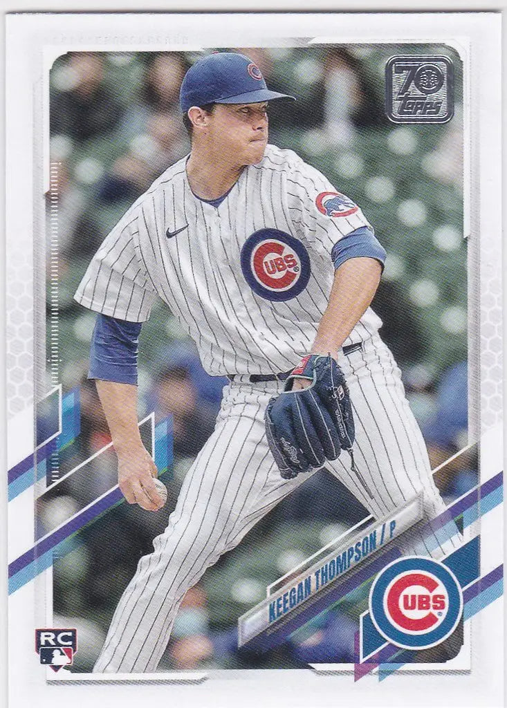 2021 Topps Update #US101 Keegan Thompson RC Chicago Cubs