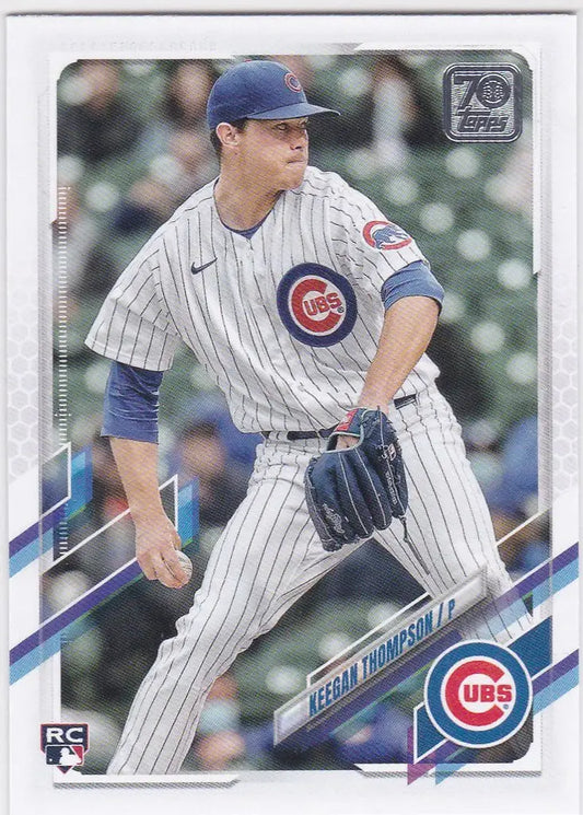 2021 Topps Update #US101 Keegan Thompson RC Chicago Cubs - Baseball Card Single