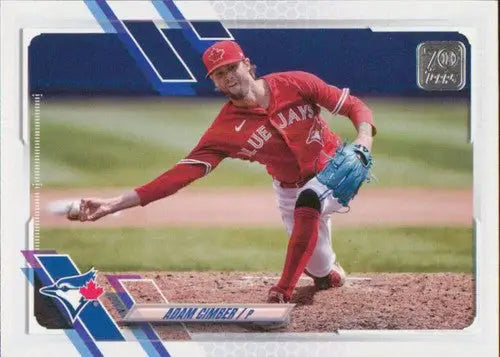 Adam Cimber baseball card with original gloss from 2021 Topps Update Simply Sandoval sports cards