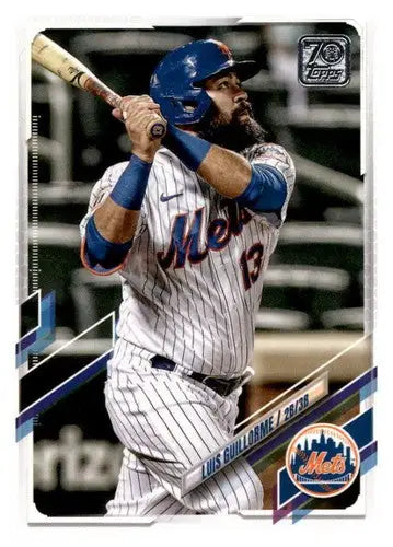 Luis Guillorme baseball card from 2021 Topps Update US127 with original gloss NM Near Mint