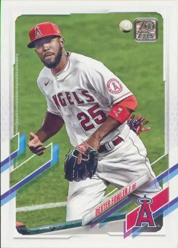2021 Topps Update Dexter Fowler baseball card with original gloss featuring Dexter Fowler