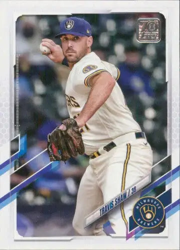2021 Topps Update #US149 Travis Shaw NM-MT Brewers - Baseball Card Single