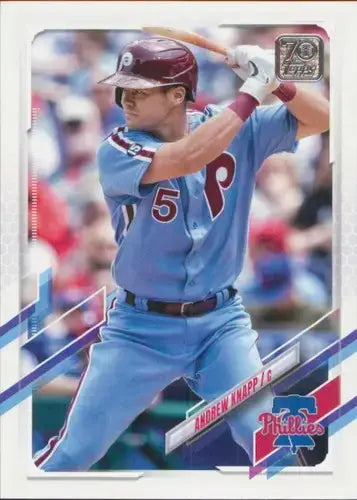 2021 Topps Update #US164 Andrew Knapp NM-MT Phillies - Baseball Card Single