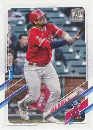 2021 Topps Update #US167 Juan Lagares NM-MT Angels - Baseball Card Single
