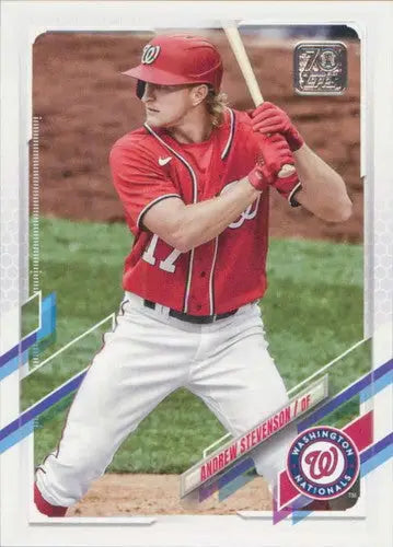 2021 Topps Update #US177 Andrew Stevenson NM-MT Nationals - Baseball Card Single