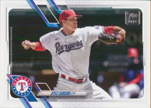 Kyle Gibson baseball card from 2021 Topps Update with original gloss and NM-MT condition