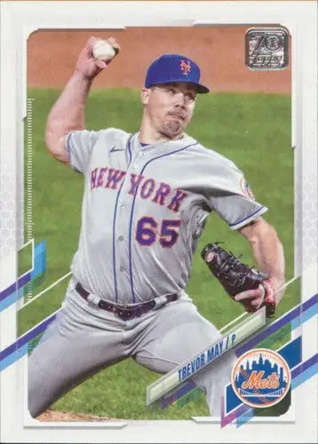 2021 Topps Update #US203 Trevor May NM-MT Mets - Baseball Card Single