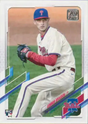 2021 Topps Update #US218 Connor Brogdon NM-MT RC Rookie Phillies - Baseball Card Single