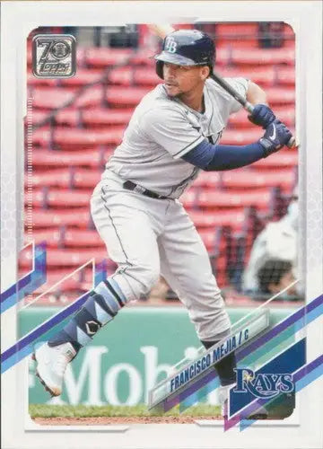 2021 Topps Update Francisco Mejia baseball card sports cards with original gloss and simply sandoval style