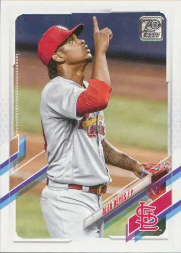 Alex Reyes baseball card from 2021 Topps Update #US232, a rare sports card with original gloss
