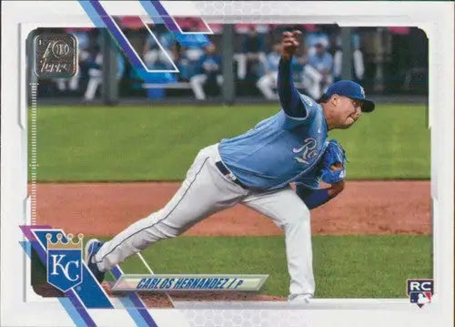 2021 Topps Update #US234 Carlos Hernandez NM-MT RC Rookie Royals - Baseball Card Single
