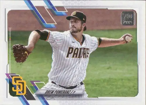 2021 Topps Update #US235 Drew Pomeranz NM-MT Padres - Baseball Card Single