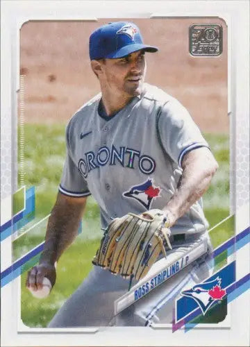 2021 Topps Update Ross Stripling baseball card with original gloss featuring Simply Sandoval