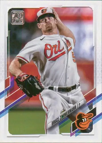 2021 Topps Update #US24 Bruce Zimmermann NM-MT Orioles - Baseball Card Single