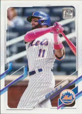 Baseball card of Kevin Pillar from 2021 Topps Update NM-MT Mets collection