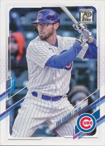2021 Topps Update Eric Sogard baseball card with original gloss and Simply Sandoval features