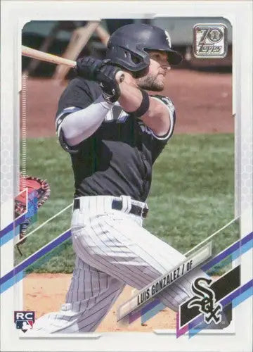 Luis Gonzalez baseball card from 2021 Topps Update featuring original gloss and NM-MT condition