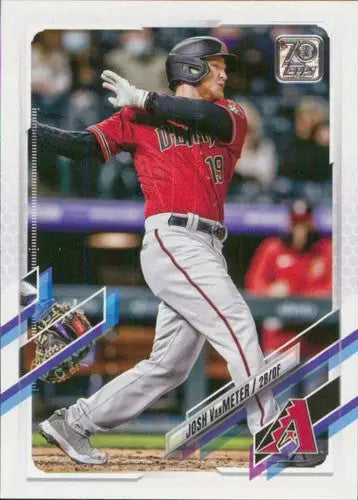 2021 Topps Update Josh VanMeter Baseball Card with original gloss featuring simply sandoval