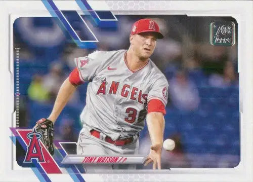 2021 Topps Update Tony Watson baseball card with original gloss in NM-MT condition