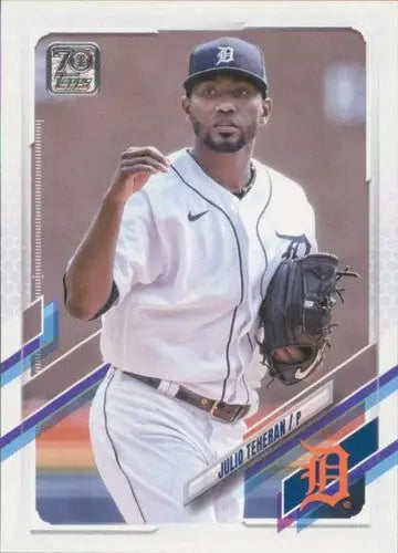 2021 Topps Update #US38 Julio Teheran NM-MT Tigers - Baseball Card Single