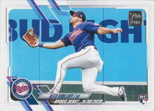 Alex Kirilloff baseball card from 2021 Topps Update with original gloss, perfect for sports cards collectors