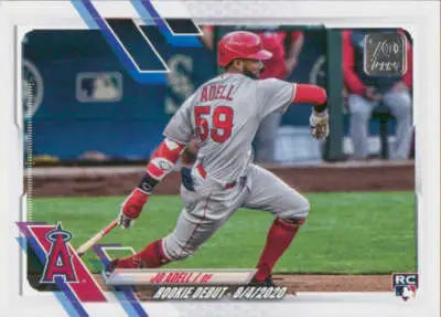 2021 Topps Update #US44 Jo Adell NM-MT Angels Rookie Debut - Baseball Card Single