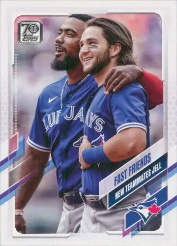 2021 Topps Update #US48 Marcus Semien/Bo Bichette NM-MT Blue Jays - Baseball Card Single