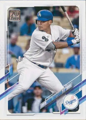 2021 Topps Update #US54 Yoshi Tsutsugo NM-MT Dodgers - Baseball Card Single
