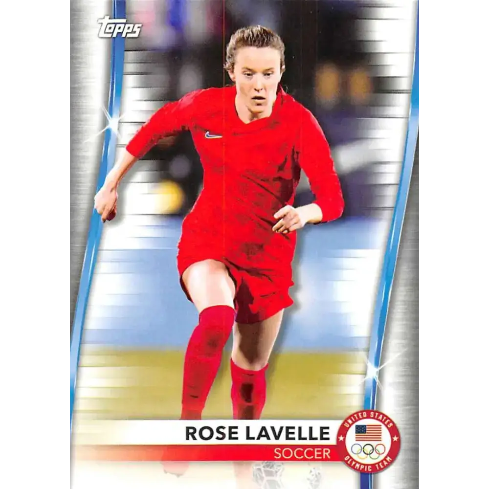2021 Topps US Olympics and Paralympics Team Hopefuls NM-MT #11 Rose Lavelle Soccer Card - Soccer Card Single