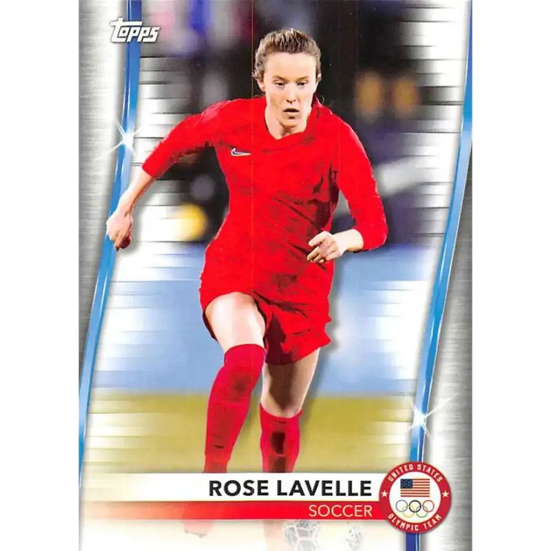 2021 Topps US Olympics and Paralympics Team Hopefuls NM-MT #11 Rose Lavelle Soccer Card - Soccer Card Single