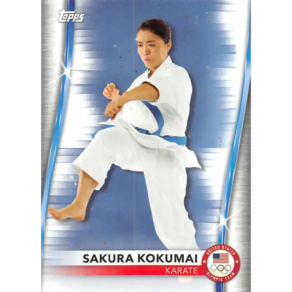 2021 Topps US Olympics and Paralympics Team Hopefuls NM-MT #12 Sakura Kokumai Karate Card - Other