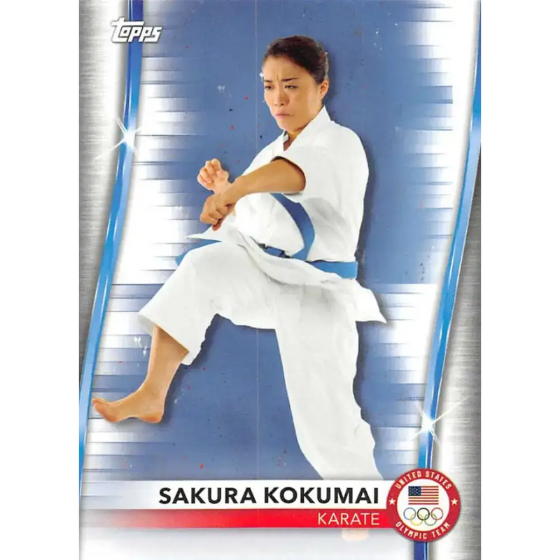 2021 Topps US Olympics and Paralympics Team Hopefuls NM-MT #12 Sakura Kokumai Karate Card - Other