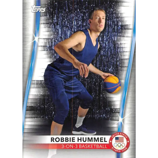 2021 Topps US Olympics and Paralympics Team Hopefuls NM-MT #16 Robbie Hummel 3-on-3 Basketball Card - Basketball Card