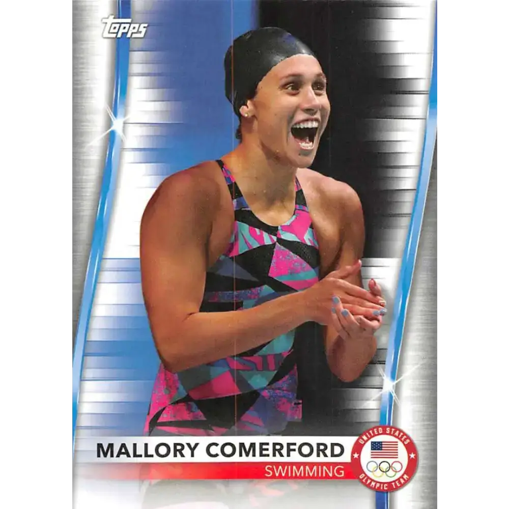 2021 Topps US Olympics and Paralympics Team Hopefuls NM-MT #26 Mallory Comerford Swimming Card - Other