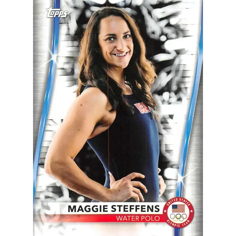 2021 Topps US Olympics and Paralympics Team Hopefuls NM-MT #3 Maggie Steffens Water Polo Card - Sports Memorabilia